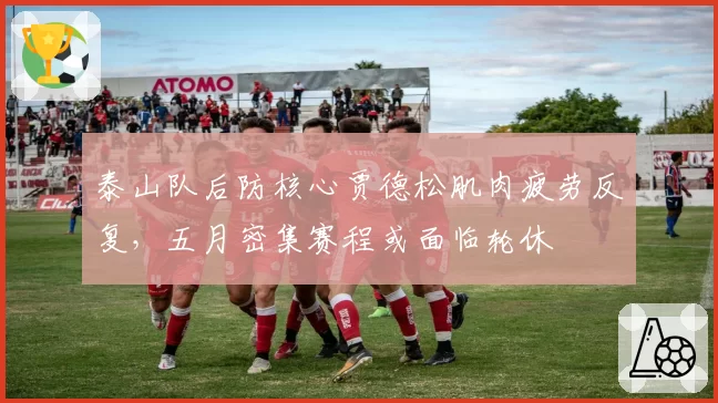 泰山队后防核心贾德松肌肉疲劳反复,五月密集赛程或面临轮休