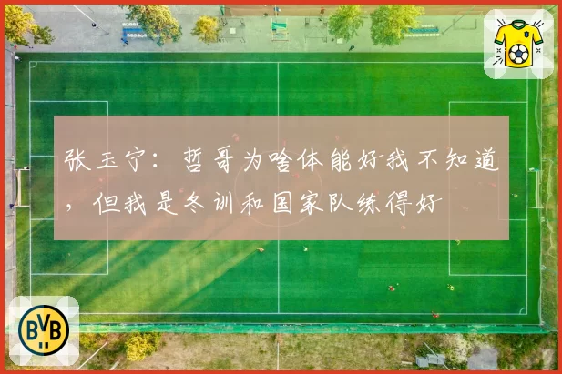 张玉宁:哲哥为啥体能好我不知道,但我是冬训和国家队练得好